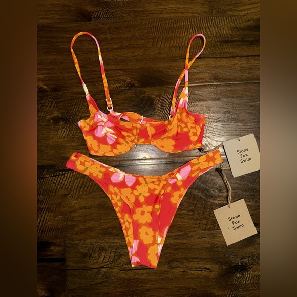 Stone Fox Swim Other - NWT‎ Stone Fox Swim Lei Lei Nola Bikini Bottoms Size XS SET